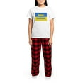 thumbnail image 4 of CafePress - Pray For Ukraine Pajamas - Women's Short Sleeve Print T-Shirt and Pants Light Cotton Pajama Set, 4 of 7