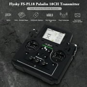 FLYSKY Remote Controller,Airplane Helicopter Vehicle Mode 2 (leftAirplane Helicopter Tft ScreenHuiop Radio With Receiver 3.5 Inch Tft ScreenFpv 2 (left Hand Paladin Pl18 18ch - Mode 2
