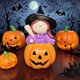 thumbnail image 1 of Juego de Figuras de Resina de Halloween: Bruja Calabaza y Divertida Vaca Calabaza para Decoración Festiva, 1 of 3