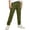 Blackish Green, variant on Boys Cargo Pants Kids Elastic Waist Hiking Pants with Pockets Relaxed Fit Straight Leg Slacks Clothes School Preppy Trousers