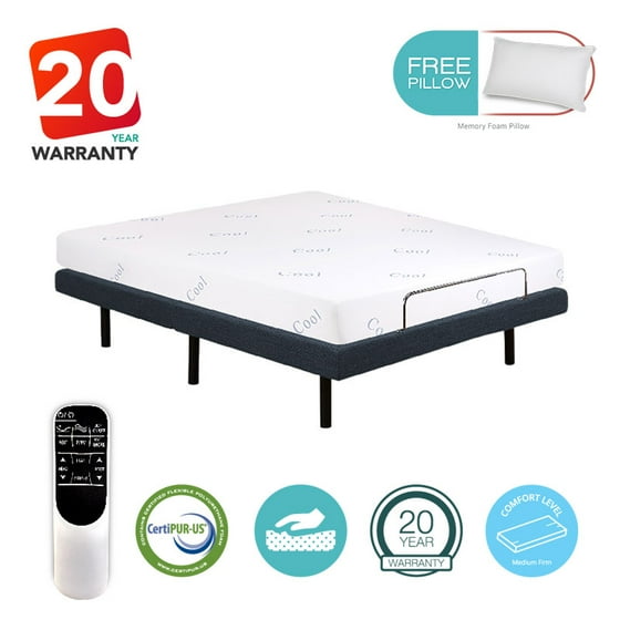 10 Inch Twin Xl Size Electric Bed Frame Adjule Base W 8 Gel 10 Inch Twin Xl Size Electric Bed Frame Adjule Base W 8 Gel Foam Mattress Com