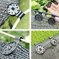 thumbnail image 6 of Preplabs Sunshade Cloth Clip Plastic Net Fasteners, Weatherproof Garden Clamps for Bird Proofing, Circular Mesh Holders for Courtyard Covers, 6 of 9