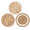 3pcs/set, variant on 3 Pack Boho Wall Baskets,Seagrass Rattan Wicker Wall Decor Round Handmade Wall Basket Decor for Farmhouse Living Rooms Bedrooms Display Table Settings Kitchen Home