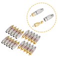 thumbnail image 1 of Wixine 20Pcs RCA Male Plug Adapter Solder Audio Video Phono Cable Connector Gold Plated, 1 of 4