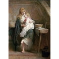 thumbnail image 3 of Hicks, George Elgar 14x18 Black Modern Framed Museum Art Print Titled - The Orphans, 3 of 5