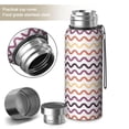 thumbnail image 2 of Modern 20oz Stainless Steel Thermal Bottle with Tea Filter and Cup Lid, Vacuum Insulated Coffee Mug with 316L Inner Liner, Leakproof Travel Thermos for Office, Commute & Outdoor, 2 of 7