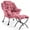 Watermelon Red, variant on Shininglove Lazy Chair with Ottoman – Large Lounge Accent Chair with Folding Footrest, 400 lb Capacity, & Side Pocket for Living Room, Bedroom, Office
