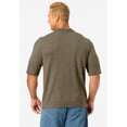 thumbnail image 2 of KingSize Men's Big & Tall No Tuck Sweater Polo, 2 of 4