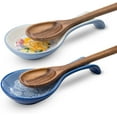 thumbnail image 5 of Kook Ceramic Spoon Rests , Set of 2 , Floral, 5 of 5