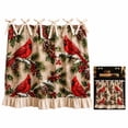 thumbnail image 5 of Christmas Oven Skirt,Vintage Plaid Door Cover Curtain for Kitchen Decor, 5 of 5