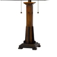 thumbnail image 3 of Table Lamp with Tiffany Shade and Floral Accent, Multicolor- Saltoro Sherpi, 3 of 5