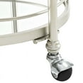 thumbnail image 6 of Round Silver Mirror Bar Cart, 6 of 6