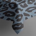 thumbnail image 3 of Black Leopard Pattern Rectangle Tablecloth 60"x84",Waterproof Polyester Rectangle Table Cloth, Wipeable Spillproof Polyester Tablecloth for Dining, Camping, Indoor and Outdoor, 3 of 5