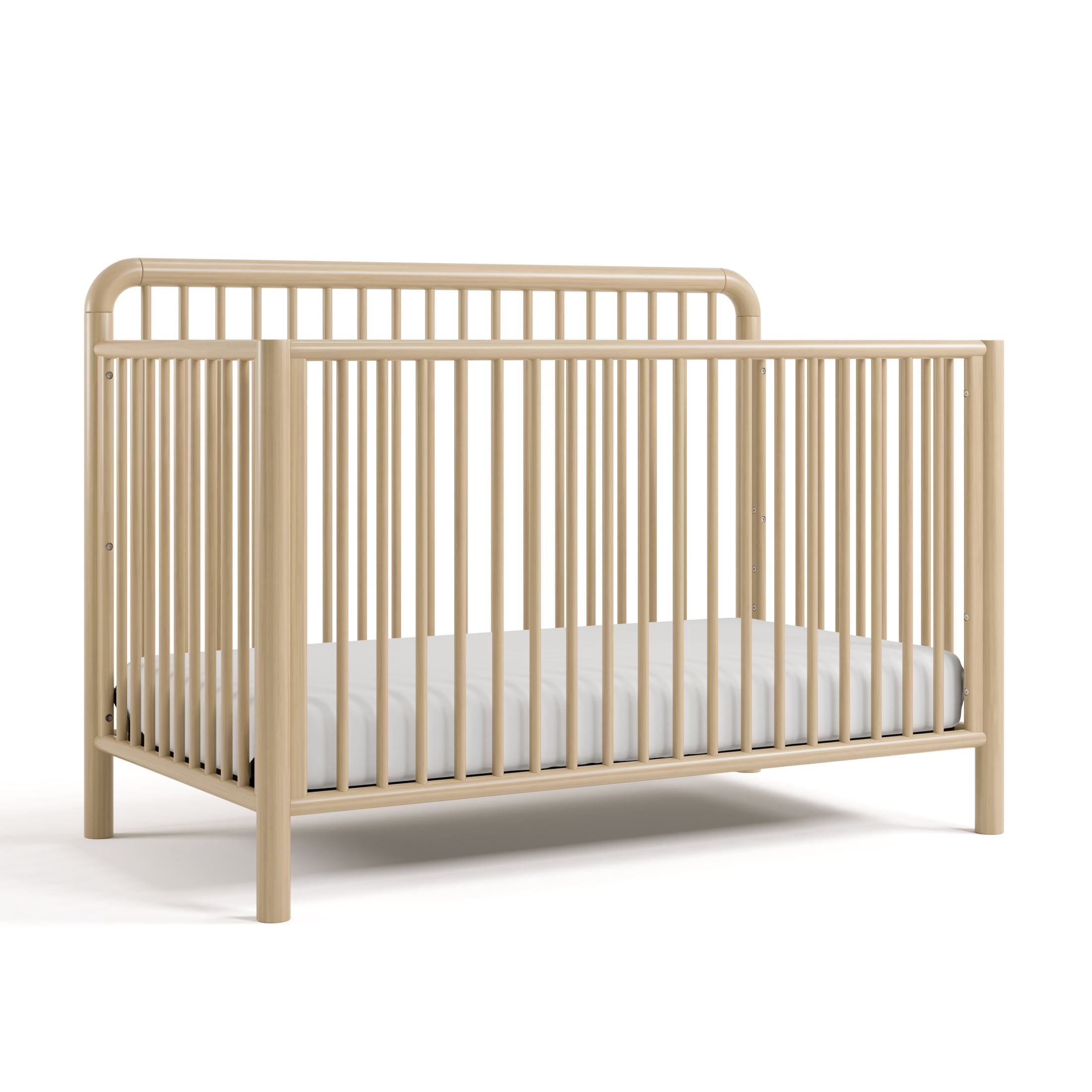Storkcraft Porto 5-in-1 Convertible Crib with Bonus Toddler Guardrail - Driftwood