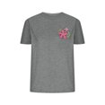 thumbnail image 2 of Fiudx Tops para Mujer Blusas con Estampado de Flores Pequeñas para Mujer Top de Manga Corta con Cuello Redondo, 2 of 6