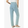 thumbnail image 2 of Woman Within Plus Size Straight-Leg Stretch Denim Five-Pocket Jeans, 2 of 6