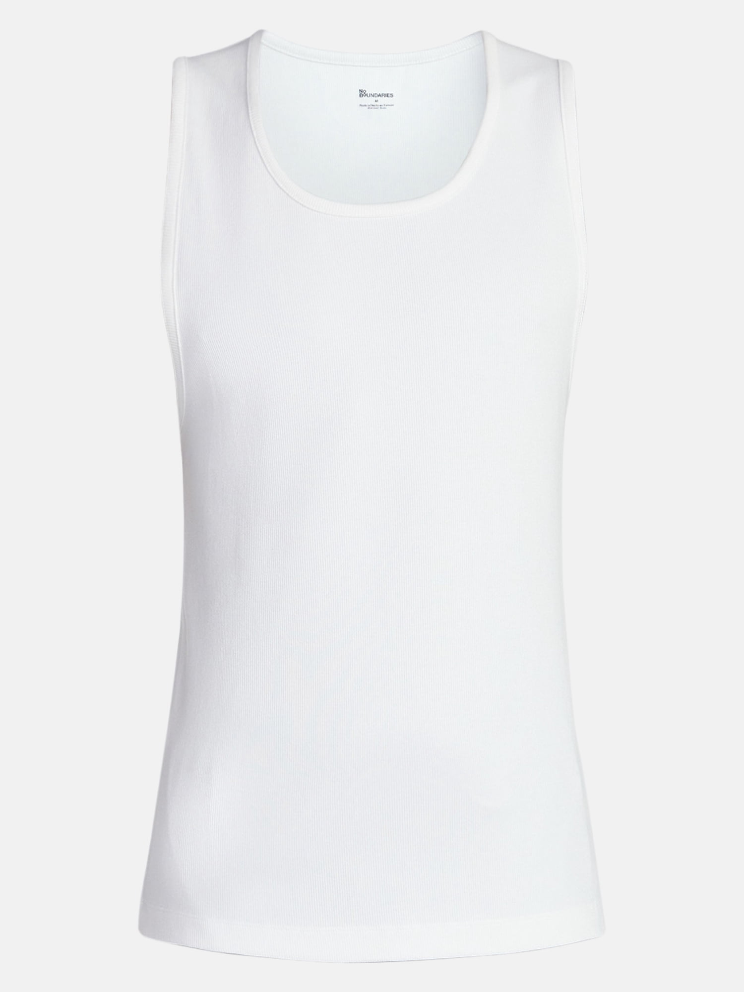 No Boundaries Ribbed Tank Top, Men's XS-5XL