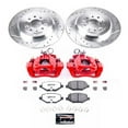 thumbnail image 2 of PowerStop Rear Z36 Truck & Tow Brake Pad and Rotor Kit with Red Powder Coated Calipers Fits: FORD LINCOLN Select Models KC8846-36, 2 of 4