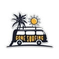 thumbnail image 1 of Gone Surfing - 3" Vinyl Sticker - For Car Laptop I-Pad Phone Helmet Hard Hat - Waterproof Decal, 1 of 1