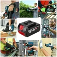 thumbnail image 5 of NEW 18V 10Ah Rechargeable Li-Ion Battery for Bosch 18V Power Tool Backup  Portable Replacement BAT609 Indicator Light, 5 of 5