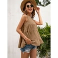 thumbnail image 2 of Women's Fahion Sweet Dynamic Ruffle Summer Tank | S-39XL, 2 of 5