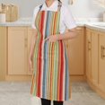 thumbnail image 3 of Ruvanti Chef Apron for Women.100 % Cotton Durable Kitchen Aprons with Pockets.Plus Size Adjustable Neck Strap, Long Ties.Fall Color Cute Aprons for Thanksgiving ,Christmas,Cooking,Bakin, 3 of 8