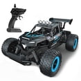 thumbnail image 1 of Toys Remote Control Car, 2.4 GHz Alta Velocidad 4WD Vehículo ToDoTerreno Eléctrico Con Luces 2 Baterías Recargables Para Adultos Niños Niños, Azul, 1 of 6