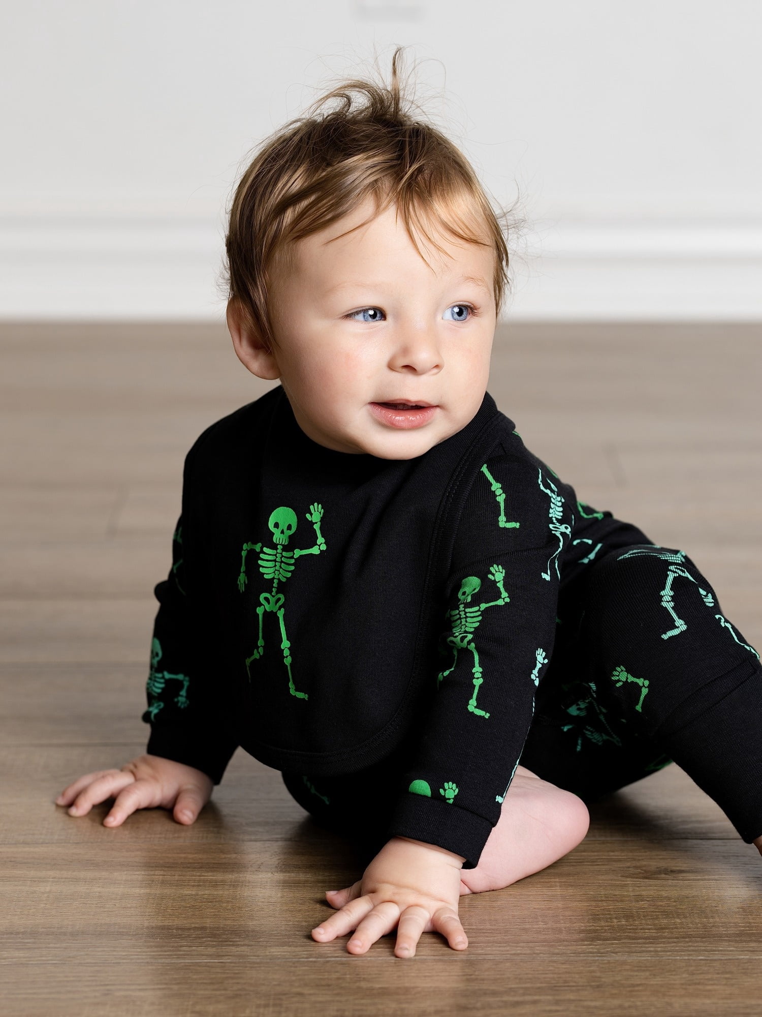 Monica + Andy Organic Cotton One Piece Coverall and Bib Set, Sizes Newborn - 18-24 Months