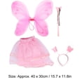 thumbnail image 4 of With Headband Butterfly Costume Set, Costume Sets, Soft Material Butterfly Wing Wand For Children Girls, 4 of 8