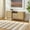 Bone, Faded Driftwood, Clay / Moby, variant on Hauteloom Moby Recycled Material Striped Farmhouse Living Room, Bedroom Area Rug - Casual Performance Carpet with Tassel, Fringe - Gray, White - 5' x 7'6"
