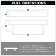 thumbnail image 2 of Franklin Brass P41894k-C Oversized Bar Pulls 5-1/16" Center To Center Bar Cabinet Pull -, 2 of 7