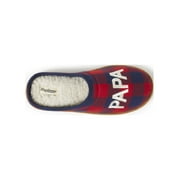 Dearfoams Mens Papa Bear Plaid Clog Slippers