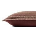 thumbnail image 3 of Chris Loves Julia x Loloi Howie Wine / Natural 13'' x 21'' Decorative Pillow, 3 of 4