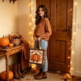 thumbnail image 2 of Twfbrm Halloween Fall Tote Bag for Women, Autumn Waterproof Shoulder Bag with Pumpkin and Maple Leaf Print Design, Autumn Decorative Lightweight Handbag for Shopping, Outdoors, Thanksgiving Decor, 2 of 6