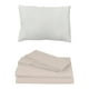 thumbnail image 1 of Juego de Sábanas Individual Basic Crema + Almohada Frosty, 1 of 9