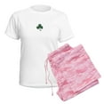 thumbnail image 6 of CafePress - Irish Shamrock Women's Light Pajamas - Women's Short Sleeve Print T-Shirt and Pants Light Cotton Pajama Set, 6 of 7