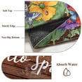 thumbnail image 5 of Hello Spring Area Rugs 4x6 ft Red Yellow Purple Flower Butterfly Floral Wood Grain Washable Rug Non Slip Indoor Carpet Absorbent Floor Mat for Living Room Bedroom Dining Room, 5 of 9