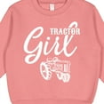 thumbnail image 3 of Inktastic Tractor Girl Toddler Sweatshirt, 3 of 4