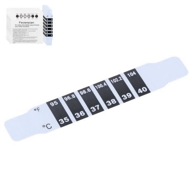 Thermometer Sticker Reusable Forehead Thermometer Strips Sticker For