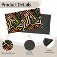 thumbnail image 4 of Spring Door Mat Outdoor,Farmhouse African Geometric Doormat,Funny Autumn Welcome Mat for Entrance Home Décor,Rustic Yard Decorative Floor Mat for Home Front Door Indoor(30"x17"), 4 of 6