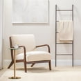 thumbnail image 2 of mDesign Metal Blanket & Towel Wall Ladder Rack for Bedroom/Bathroom - Bronze, 2 of 8