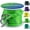 Neon green/Blue, variant on Premium Anchor Rope 50 ft x 3/8 inch, Solid Braid MFP Anchor Line,Boat Rope with Thimble & Shackle - Neon Green/Blue