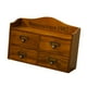 thumbnail image 4 of Organizador de cajones de madera, caja de almacenamiento, contenedor de organización de escritorio, caja de mesa o Marrón, 4 of 9