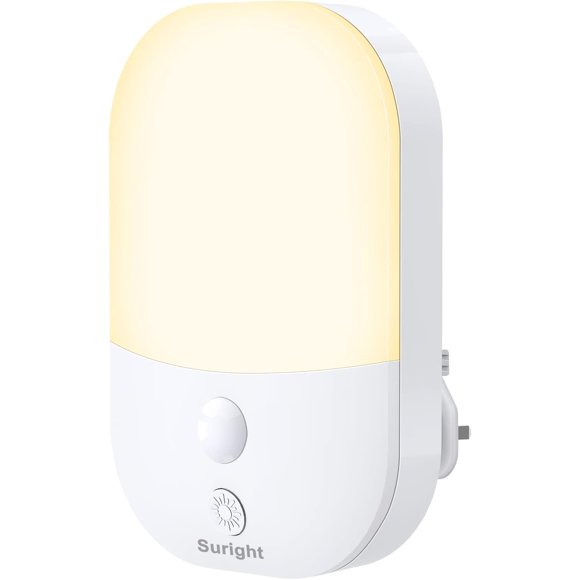 Night Light Plug in Walls, Night Light with 5 Levels of Brightness and Dusk to Dawn Photocell Sensor, Night Light Kids for Children's Room