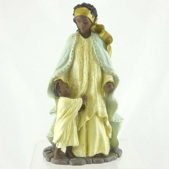 All Gods Children Devotion Polyresin African American Mother Child 1619