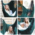 thumbnail image 4 of Silla Hamaca Colgante Y- STOP con 2 Cojines Verde, 4 of 9