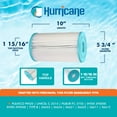 thumbnail image 3 of Hurricane Filters Advanced Pool Filter Cartridge - Pleatco, Unicel, Intex, 3 of 7