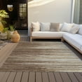 thumbnail image 6 of Addison Rugs Chantille Indoor/Outdoor Transitional Stripes Brown Washable Rectangle Rug, 10' x 14', 6 of 6