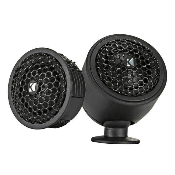 Kicker 51KST2004 .75" 4-Ohm Tweeters with Crossovers & Swivel Mount - Pair