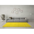thumbnail image 3 of Ahgly Company Machine Washable Indoor Rectangle Abstract Yellow Contemporary Area Rugs, 3' x 5', 3 of 4